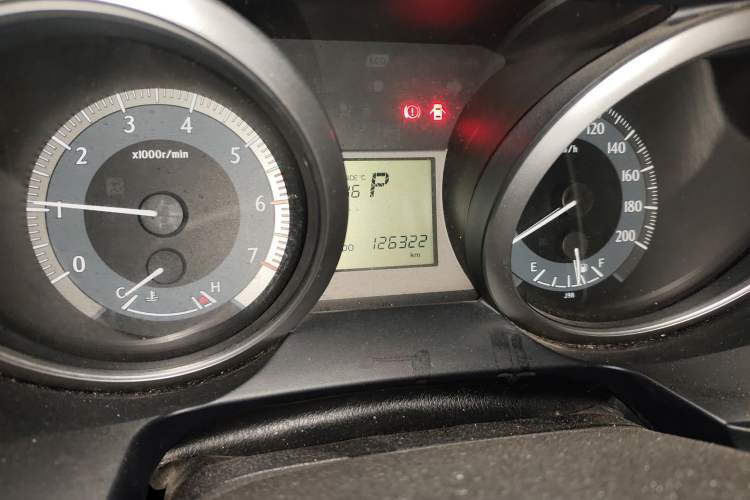 Used Toyota Prado 2016 2.7L Automatic Standard Edition Odometer Close Up