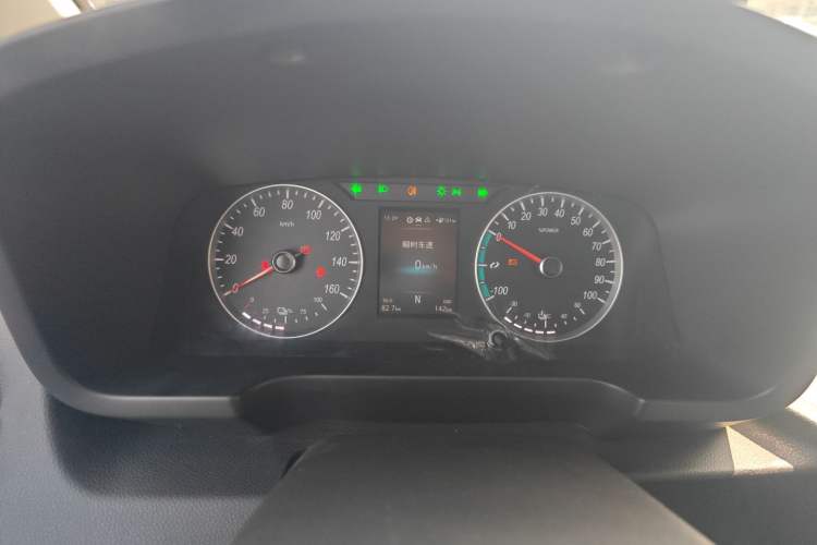 Used Foton Intelligent Blue Elf E7 2024 All-Electric Van Flat Roof 2 Seats EVE Energy 41.86 kWh Instrument Cluster