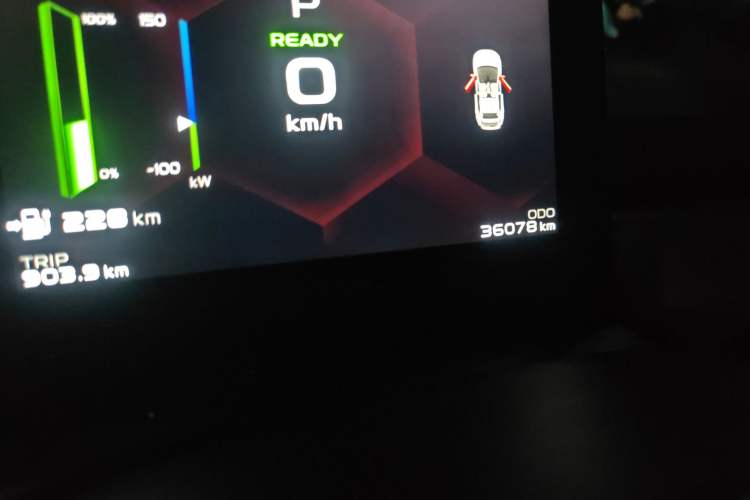 Used Geometry C 2020 Selected Range Edition 550 KM C++ Odometer Close Up