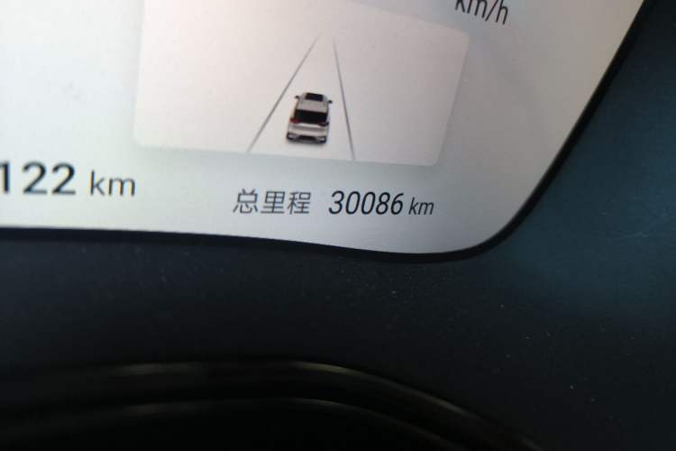 Used BYD Tang New Energy 2024 EV Champion Edition 600KM Deluxe Model Odometer Close Up