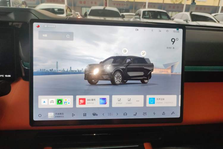 Used Lynk & Co 08 EM-P 2026 Model 210 Four-Wheel Drive Performance Ultra H7 Audio And AC Panel