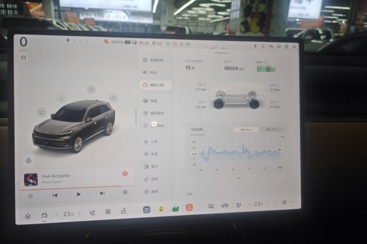 Used ONVO Luxeed L90 2025 Model—Ultra Six-Seater Version Instrument Cluster