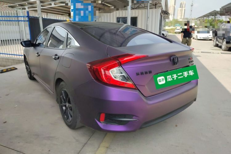 Used Honda Civic 2019 220TURBO CVT Dynamic Edition China VI Rear Left 45 Deg