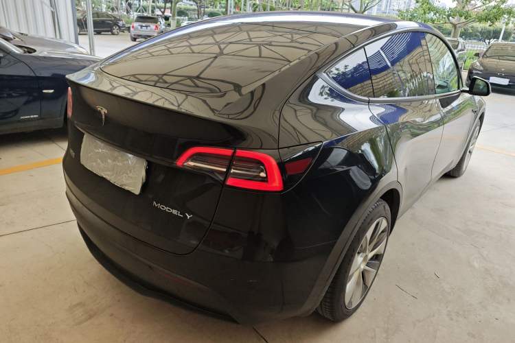 Used Tesla Model Y 2022 Revised Version Rear-Wheel Drive Rear Right 45 Deg