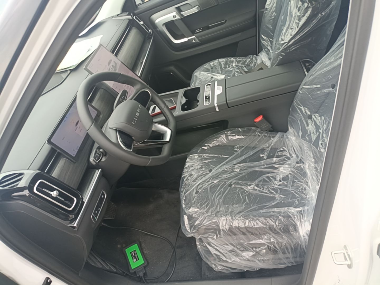 A primeira fila do carro