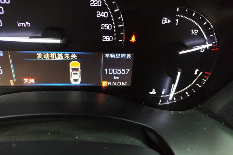 Used Cadillac ATS-L 2017 28T Tech Edition Odometer Close Up