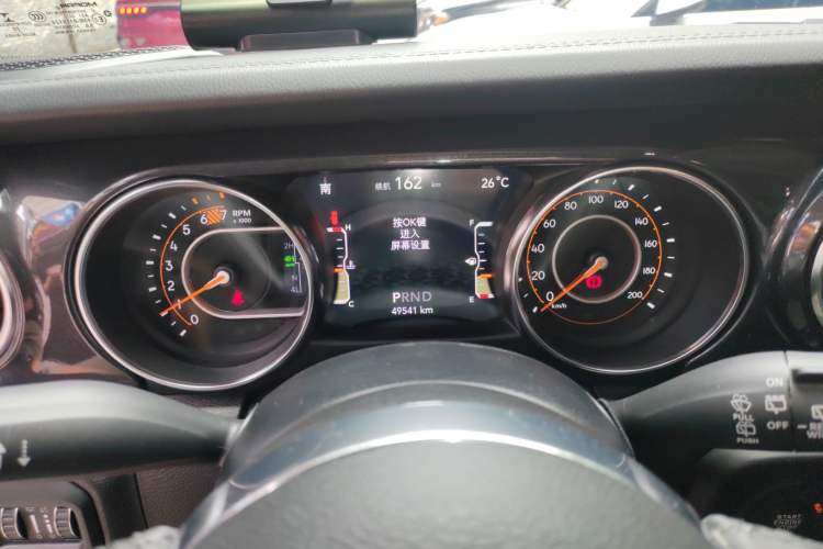 Used Jeep Wrangler 2022 2.0T High Altitude Four-Door Edition Instrument Cluster