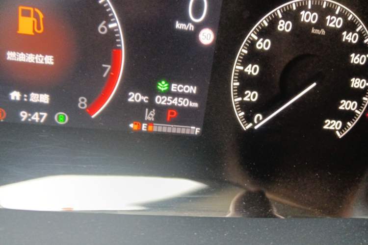 Used Honda CR-V 2024 240TURBO Two-Wheel-Drive FENGSHANG Edition 5 Seats Odometer Close Up