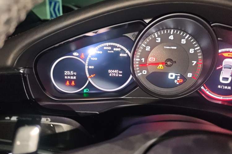 Used Porsche Panamera 2023 Panamera Executive Long Wheelbase Platinum Edition 2.9T Odometer Close Up