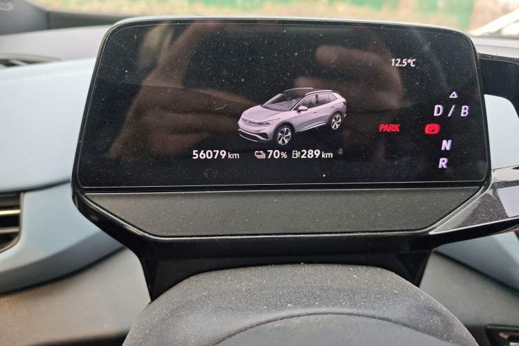 Used Volkswagen ID.4 X 2023 Upgraded Model Ultra-Long Range Version Odometer Close Up