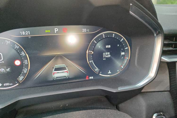 Used Lynk & Co 01 2021 2.0TD Two-Wheel-Drive Pro Trim Odometer Close Up