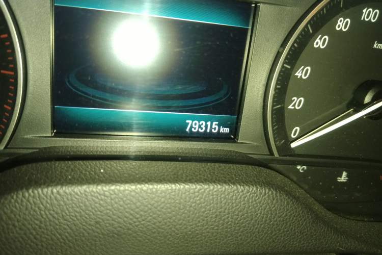 Used Buick GT 2021 Revised Version Flagship 1.5L Automatic Elite Edition Odometer Close Up