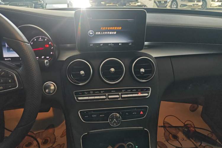 Used Mercedes-Benz C-Class 2017 C 200 L Sport Edition Audio And AC Panel