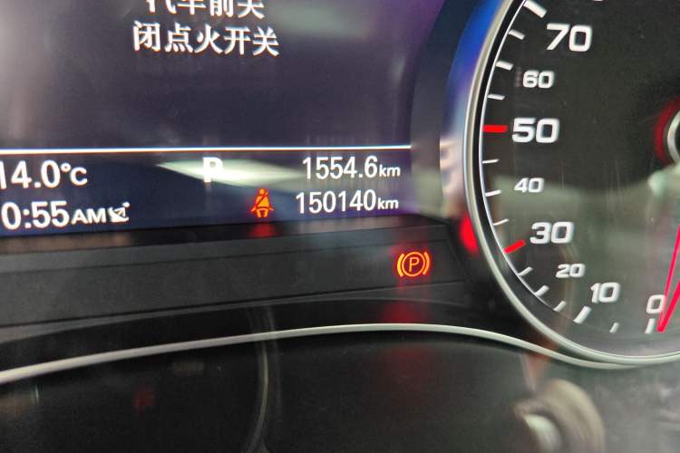 Used Audi A7 2017 35 TFSI Fashion Model Odometer Close Up