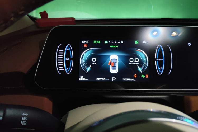 Used ORA Good Cat 2023 401 km Standard Range Prestige Version Lithium Iron Phosphate Instrument Cluster