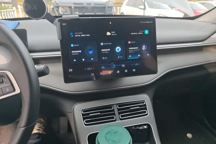 Used BYD Destroyer 05 2024 HONOR Edition DM-i 55KM Luxury Model Audio And AC Panel