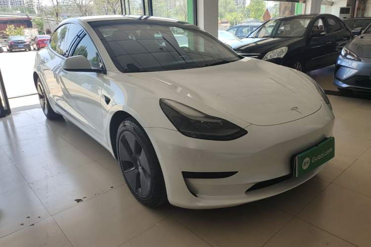 Used Tesla Model 3 2021 Standard Range Rear-Wheel Drive Upgraded Version 3D6 Front Right 45 Deg