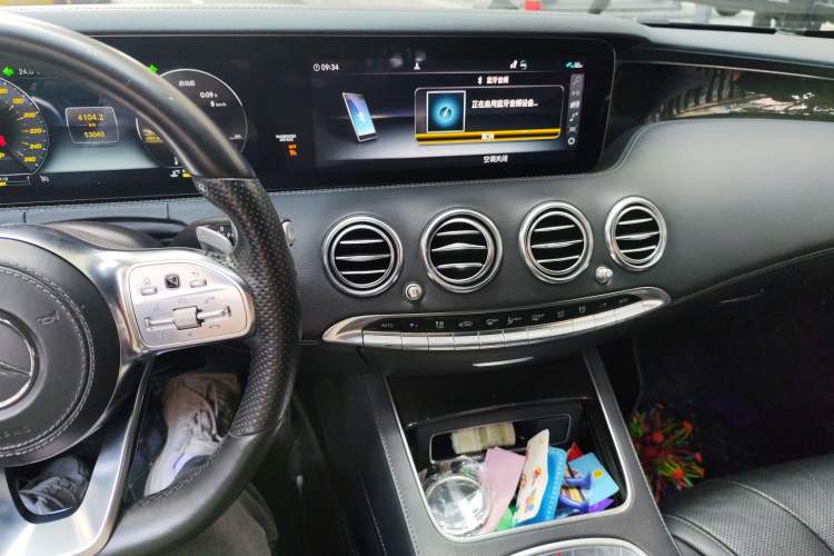 Used Mercedes-Benz S-Class 2018 S 450 4MATIC Coupe Audio And AC Panel