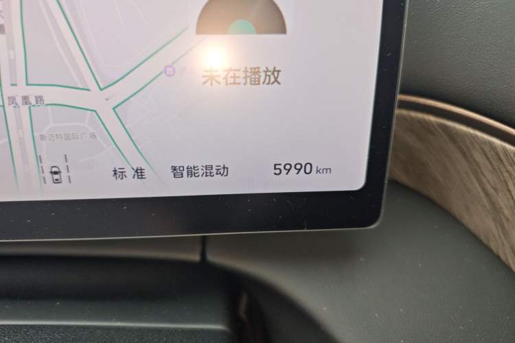 Used Wey Gaoshan 2025 Four-Wheel Drive Alpine 9 Odometer Close Up