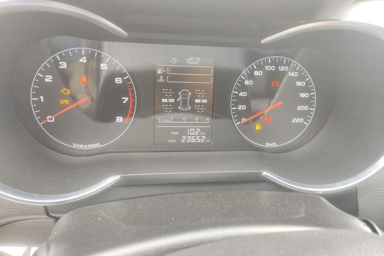 Used JETOUR X70M 2020 Revised 1.5T Manual Partner Version 5-Seater Instrument Cluster