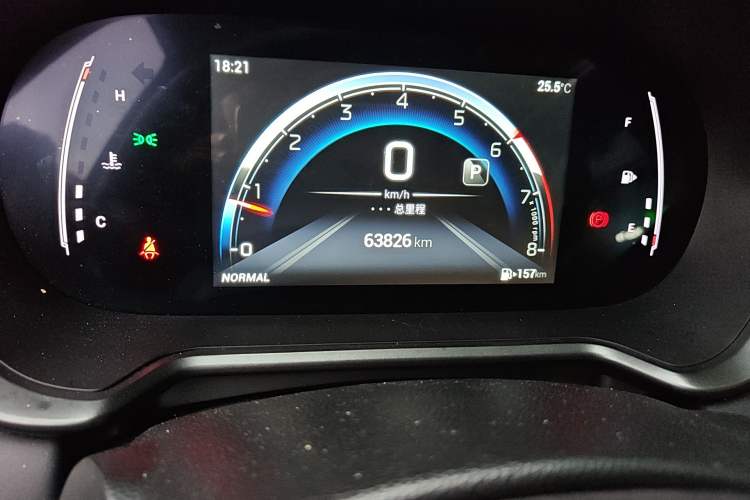Used GAC Trumpchi GS4 2022 270T Automatic Smart Drive Navigation Edition Odometer Close Up
