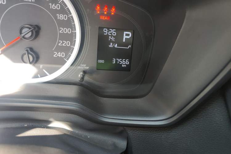 Used Toyota Levin 2021 TNGA 1.5L CVT Entry-Level Model Odometer Close Up