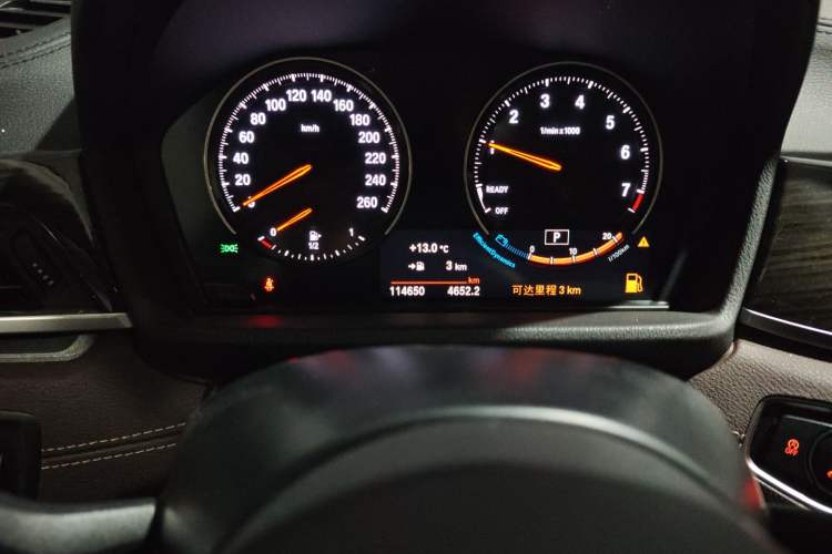 Used BMW X1 2021 xDrive25Li Luxury Model Odometer Close Up