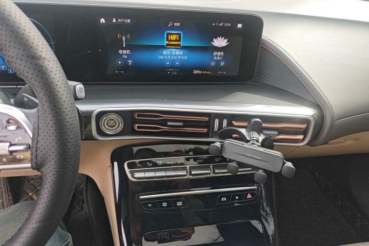 Used Mercedes-Benz EQC 2021 EQC 350 4MATIC Audio And AC Panel