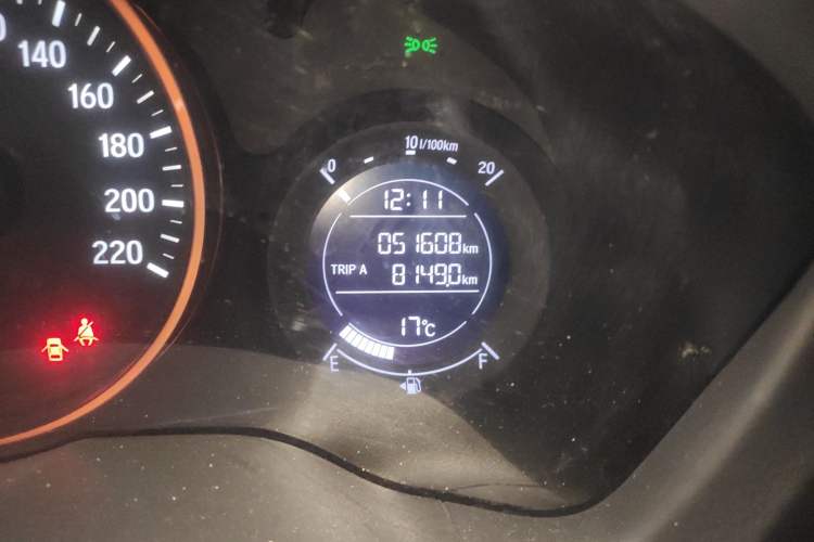 Used Honda Vezel 2020 220 TURBO CVT Elite Edition Odometer Close Up