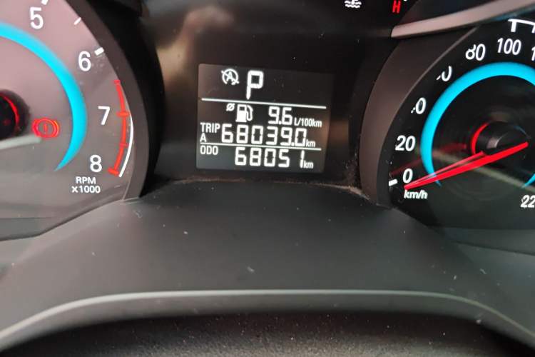 Used Chevrolet Cavalier 2018 320 Automatic Xinyue Edition Odometer Close Up