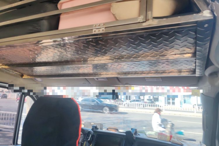 Used Foton Toano 2021 2.8T Manual Tongtu Extended-Wheelbase Ultra-High Roof 5/6/7-Seater with Rear Dual Tires F2.8 NS6B177L Headliner