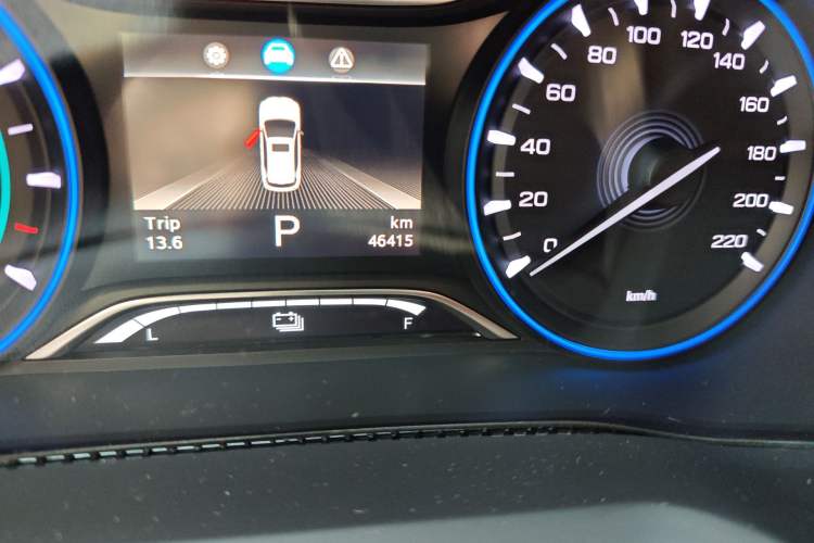 Used AION Trumpchi GE3 2017 310 Smart Edition Odometer Close Up