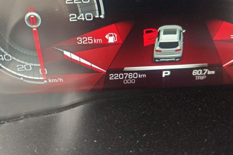 Used Haval H4 2018 Blue Label 1.5 GDIT DCT Fashion Edition Odometer Close Up