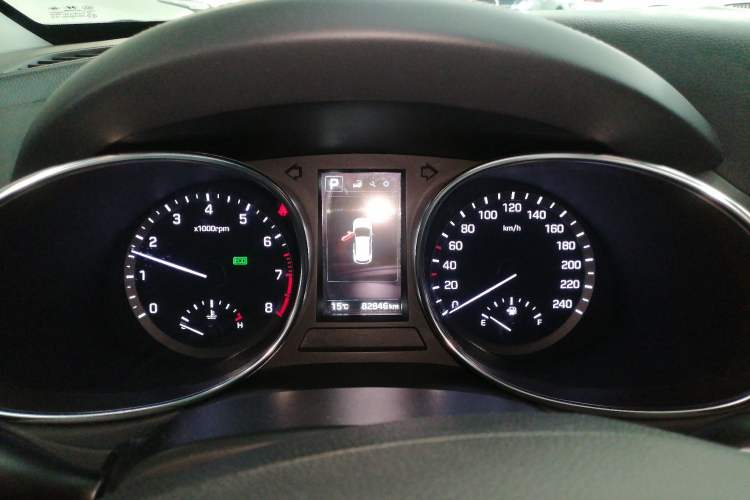 Used Hyundai Santa Fe 2017 2.0T Automatic All-Wheel Drive Smart 7-Seater Instrument Cluster