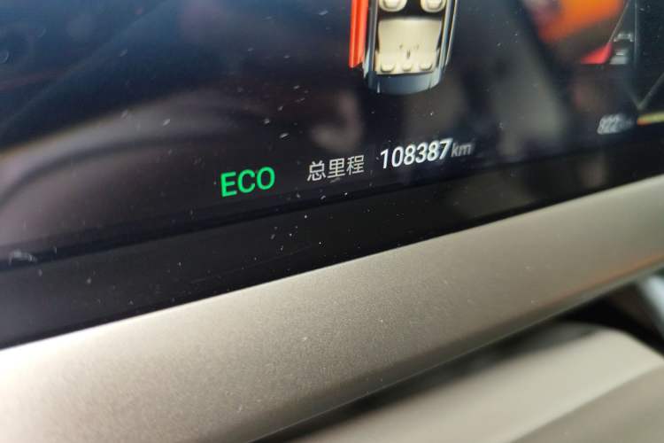 Used Denza D9 2022 DM-i 1040 Prestige Model Odometer Close Up