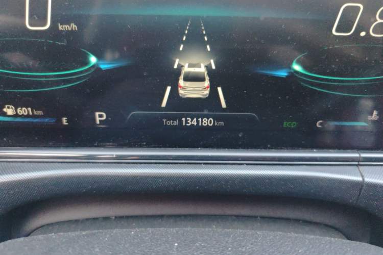 Used CHANGAN Eado 2020 PLUS Blue Whale NE 1.4T GDI DCT Flagship Model Odometer Close Up