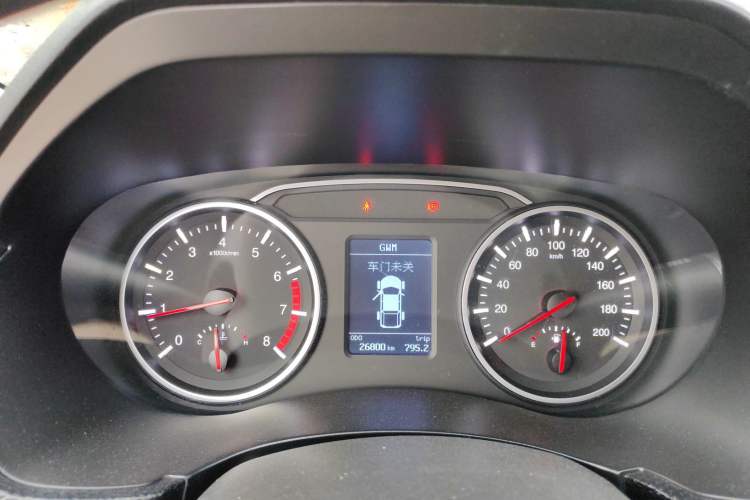 Used Great Wall Wingle 5 2023 "Ganfan" Version 1.5T Gasoline Two-Wheel-Drive Advanced Trim with Long Cargo Bed Instrument Cluster