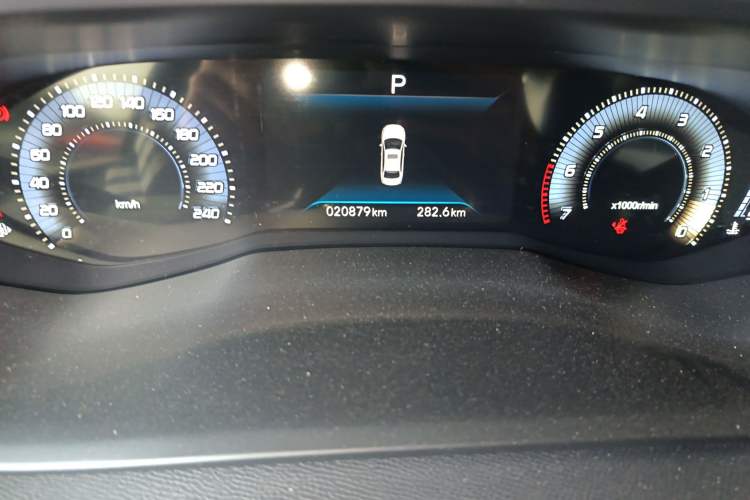 Used Peugeot 408 2022 1.6T Ambition Edition Odometer Close Up