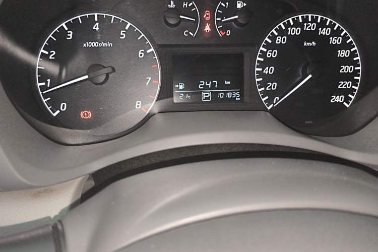 Used Nissan Sylphy 2014 1.6XV CVT Deluxe Edition Odometer Close Up