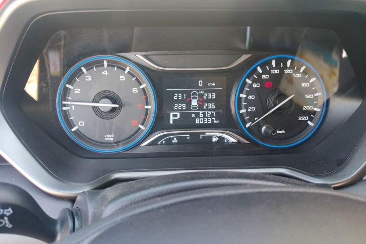 Used GAC Trumpchi GS4 2021 270T Automatic Elite Tech Edition Odometer Close Up