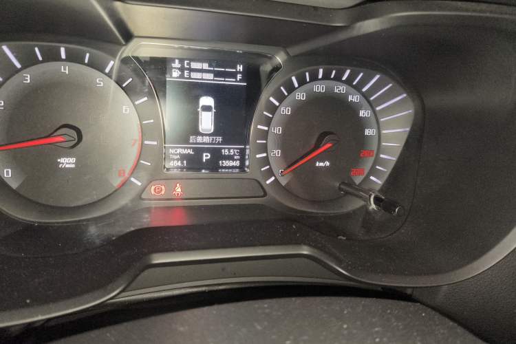 Used GAC Trumpchi GS4 2016 235T G-DCT Luxury Edition Odometer Close Up