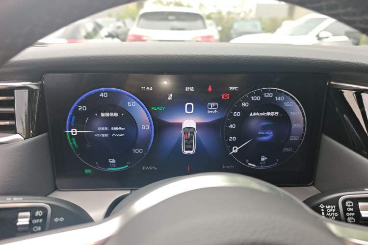 Used Hongqi HS7 PHEV 2024 2.0T PHEV Four-Wheel Drive Flagship Edition 6 Seats Instrument Cluster