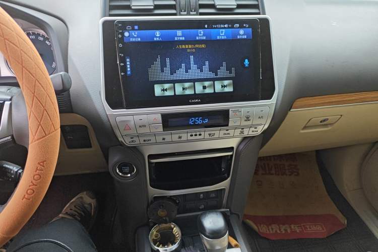 Used Toyota Prado 2018 3.5L Automatic TX-L with Rear-Mounted Spare Tire Audio And AC Panel