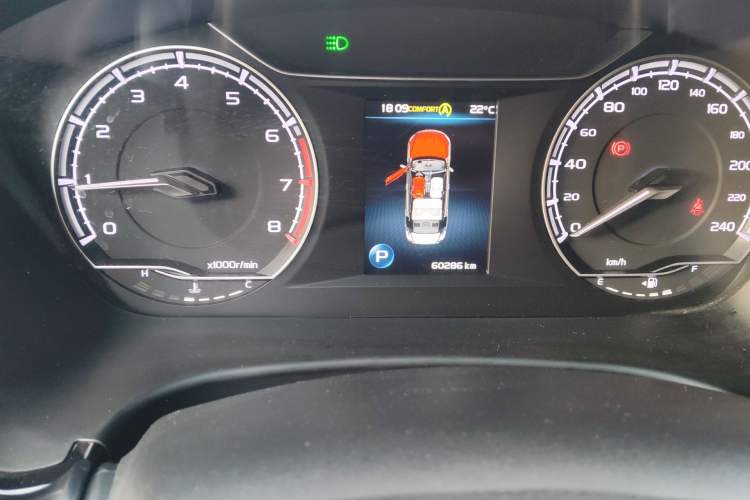 Used Geely Auto Emgrand GT 2018 1.5T MHEV Shining Edition Odometer Close Up