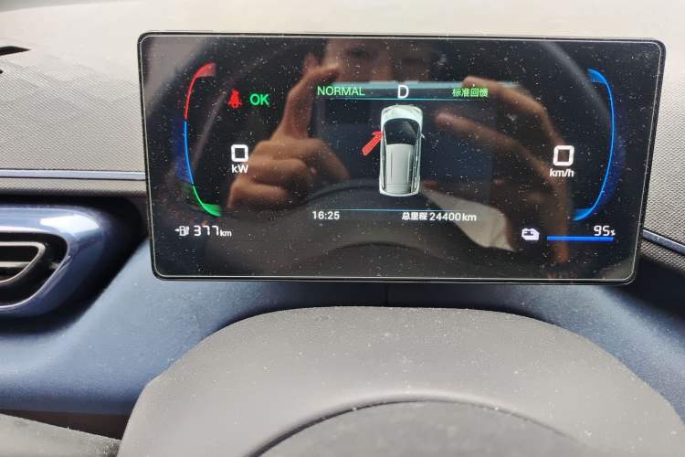 Used BYD Seagull 2024 Honor Edition 405km Flying Version Odometer Close Up