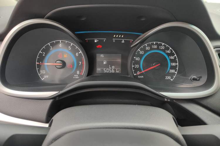 Used Chevrolet Cavalier 2016 1.5L Manual Xinyue Edition Odometer Close Up