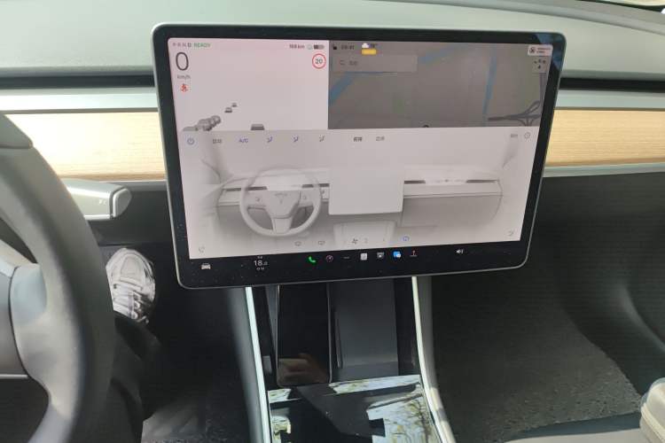 Used Tesla Model 3 2019 Standard Range Rear-Drive Upgraded Version Audio And AC Panel