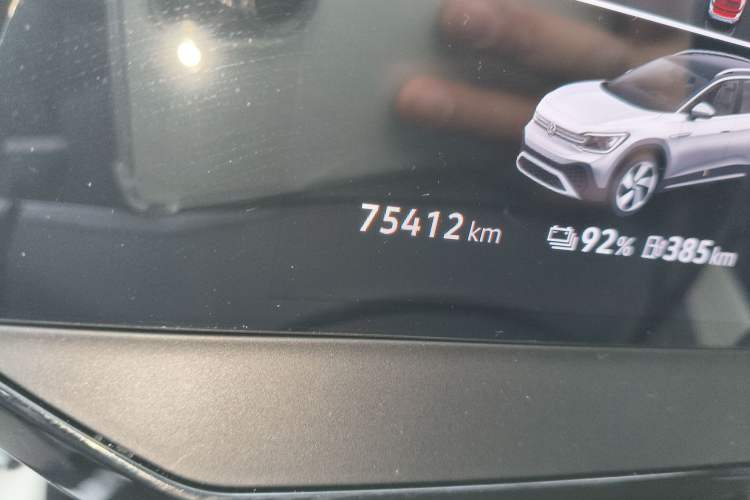 Used Volkswagen ID.6 CROZZ 2022 Long-Range PRO Edition Odometer Close Up