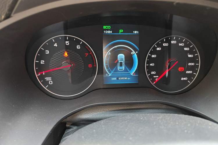 Used BYD Song 2021 Classic Edition 1.5T Automatic Luxury Model Odometer Close Up