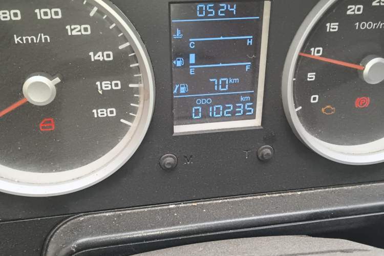 Used Iveco Daily  Odometer Close Up